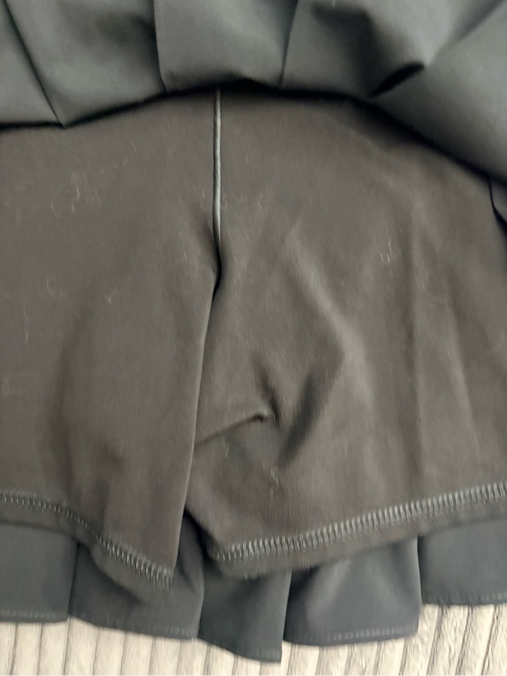 Aerie Women's Black Pleated Active Skort L - Picture 2 of 3